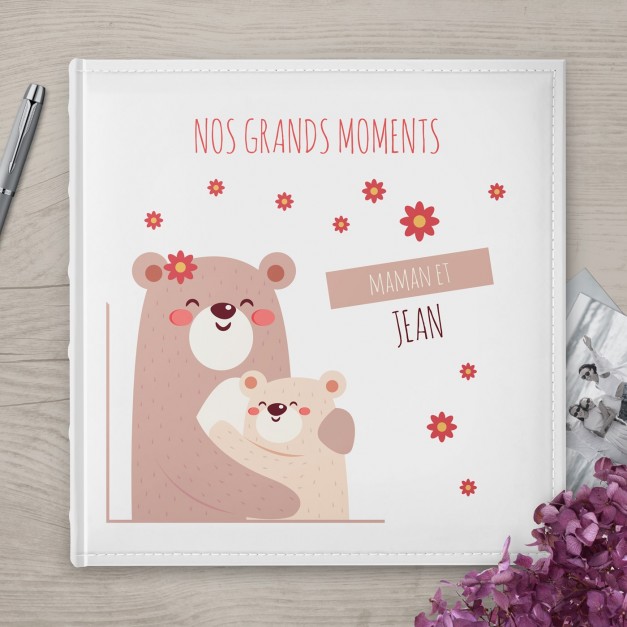 Album photo avec personnalisation pour une maman pour la fête des mères