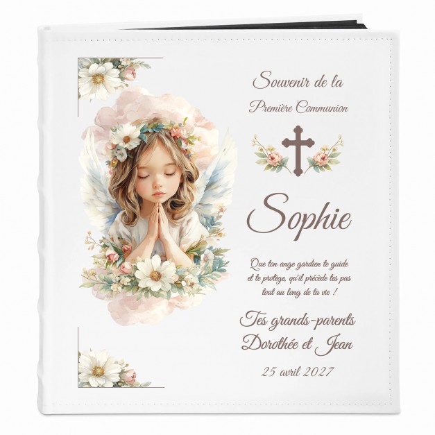 Album photo personnalisé pour une petite-fille pour sa communion