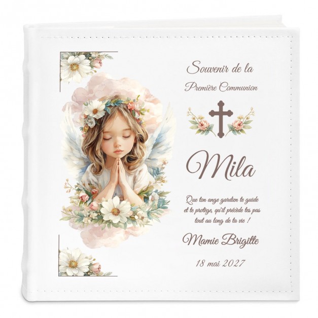 Album photo avec personnalisation pour une petite-fille pour la première communion