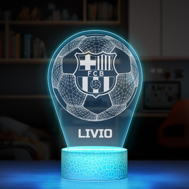 copy of Lampe LED 3D avec impression FC Barcelone