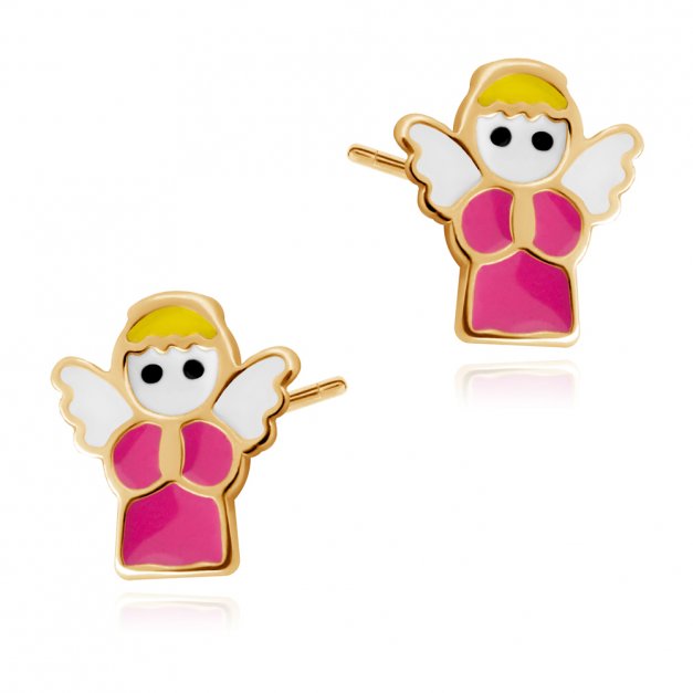 Boucles d'oreilles en or 8 carats pour une filleule