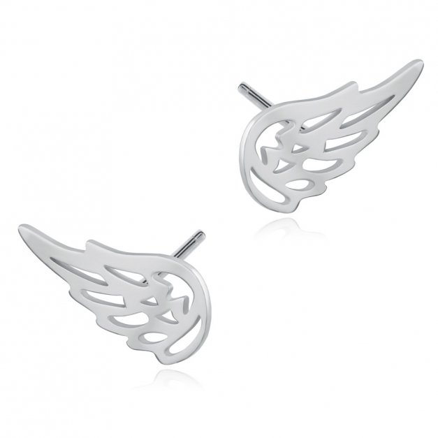 Boucles d'oreilles en argent massif 925 (millièmes) pour une marraine