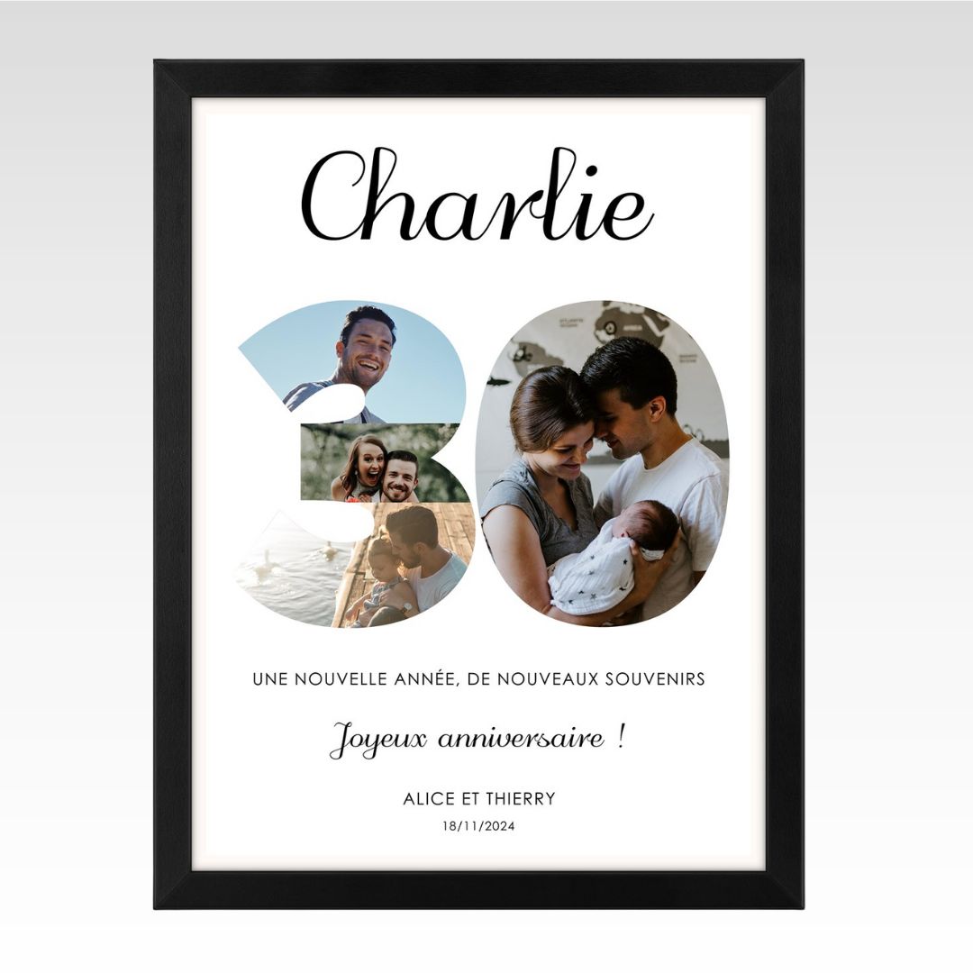Affiche avec photo