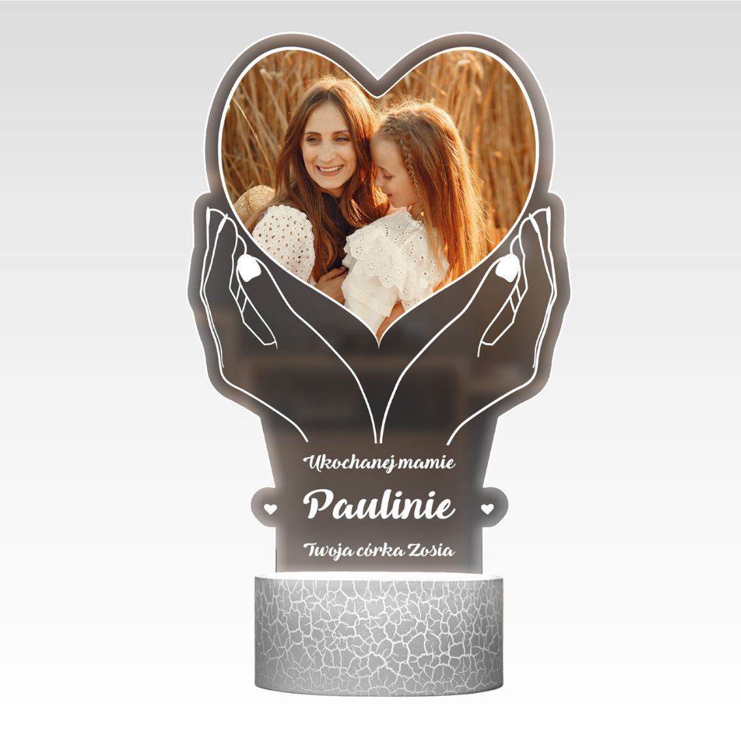 Cadre LED avec votre photo
