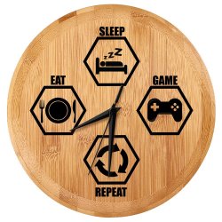 Horloge murale personnalisée pour joueur