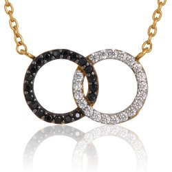 Collier en or 8 carats avec gravure pour une copine