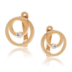 Boucles d'oreilles en or 8 carats pour une amie