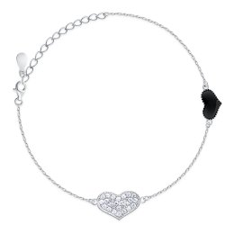 Bracelet en argent massif 925 avec gravure pour une femme