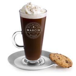 Verre à café avec gravure pour un homme pour la Saint-Valentin