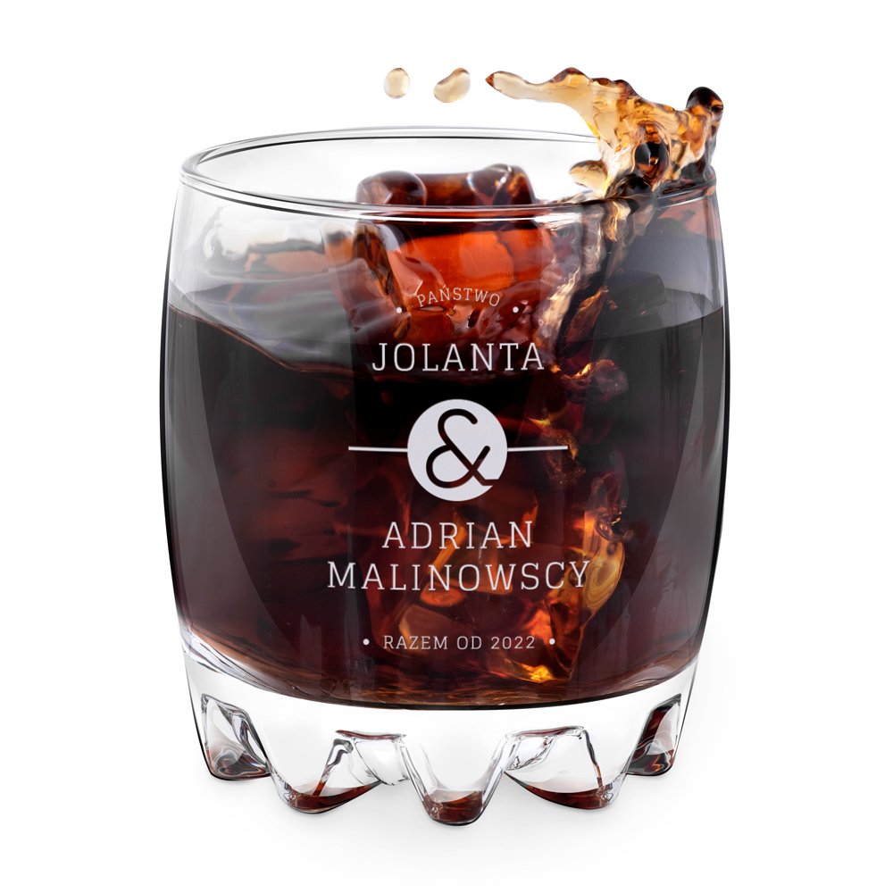 Verre Sylvana avec gravure pour anniversaire de mariage