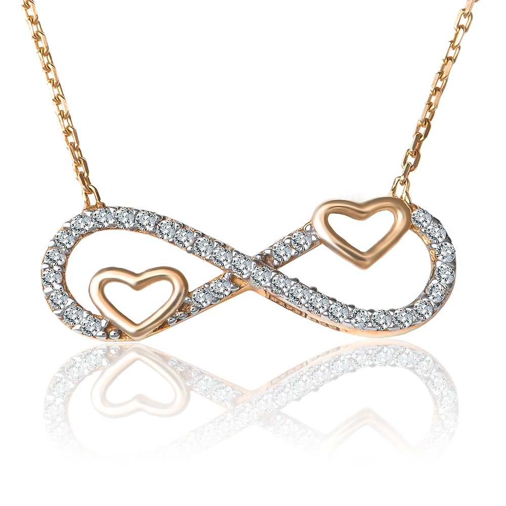 Collier en or 8 carats avec gravure pour une femme