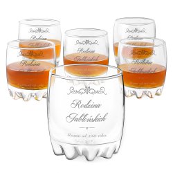 6 verres Sylvana avec gravure pour couple pour une crémaillère