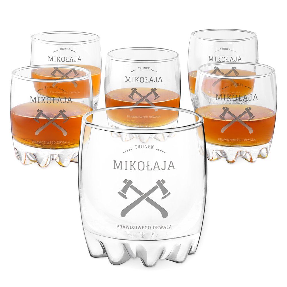 6 verres Sylvana avec gravure pour anniversaire homme