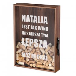 Boîte à bouchons personnalisée pour la meilleure femme épouse