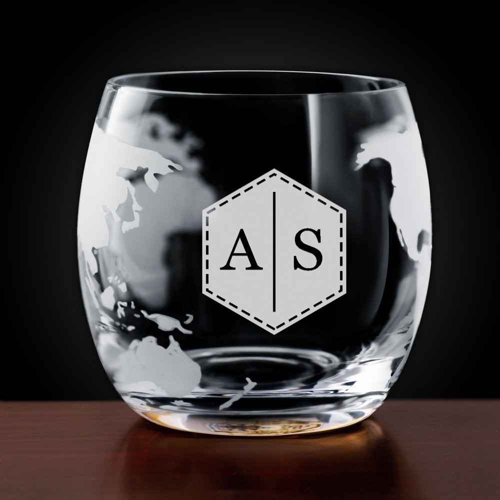 Set whisky carafe avec bateau et 4 verres avec gravure pour jeunes mariés pour leur mariage