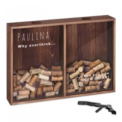Collecteur de bouchons de vin et de bière personnalisé pour une copine