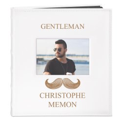 Album photo avec fenêtre et impression pour un gentleman 