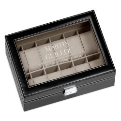Coffret à montres personnalisé pour un homme pour la Saint-Valentin