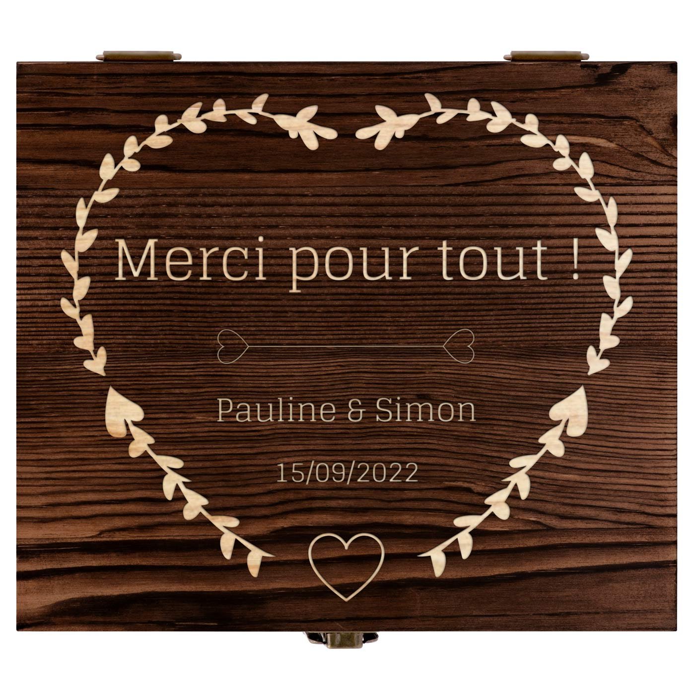 Ensemble de pierres à whisky avec 2 verres dans une boîte personnalisée pour parents pour remerciement de mariage