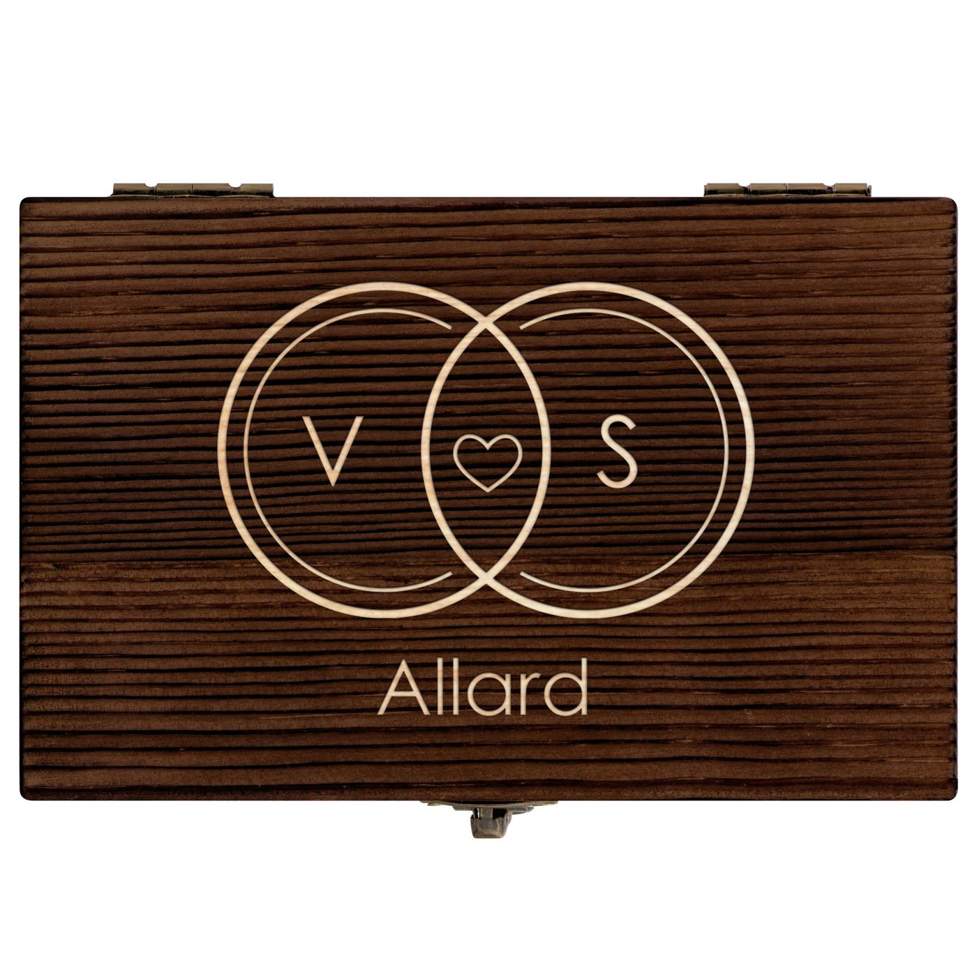 Pierres à whisky dans une boîte en bois personnalisée pour un couple pour mariage