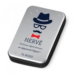 Boîte à outils personnalisée pour un homme élégant