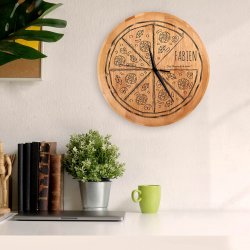 Horloge murale personnalisée pour lui