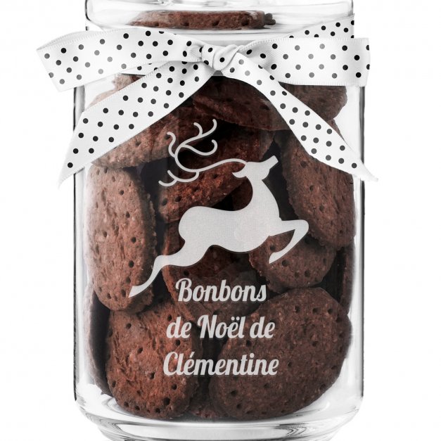 Pot à biscuits personnalisé pour tante pour Noël 