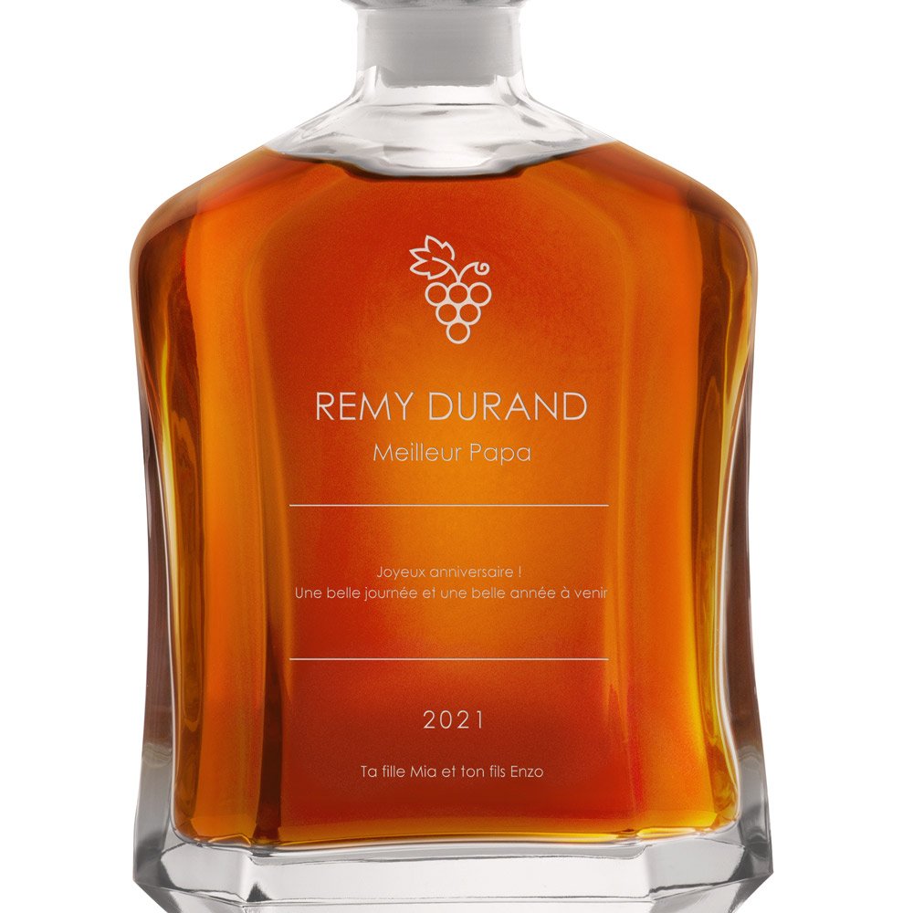 Carafe à whisky avec gravure pour papa