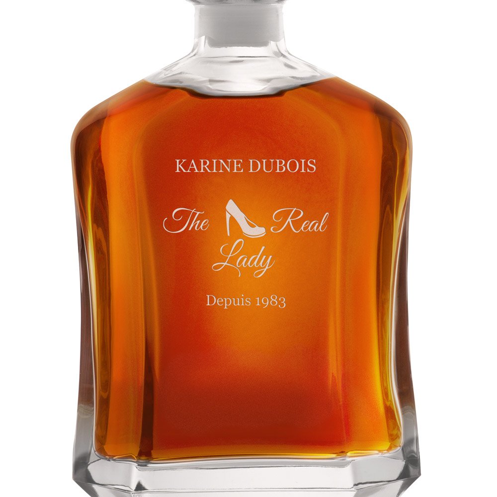 Carafe à whisky avec gravure pour femme pour son anniversaire