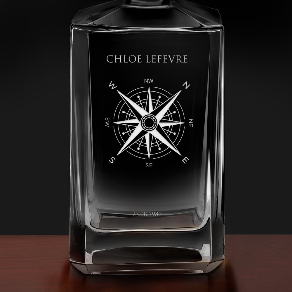 Carafe à whisky Bourbon avec gravure pour femme pour anniversaire