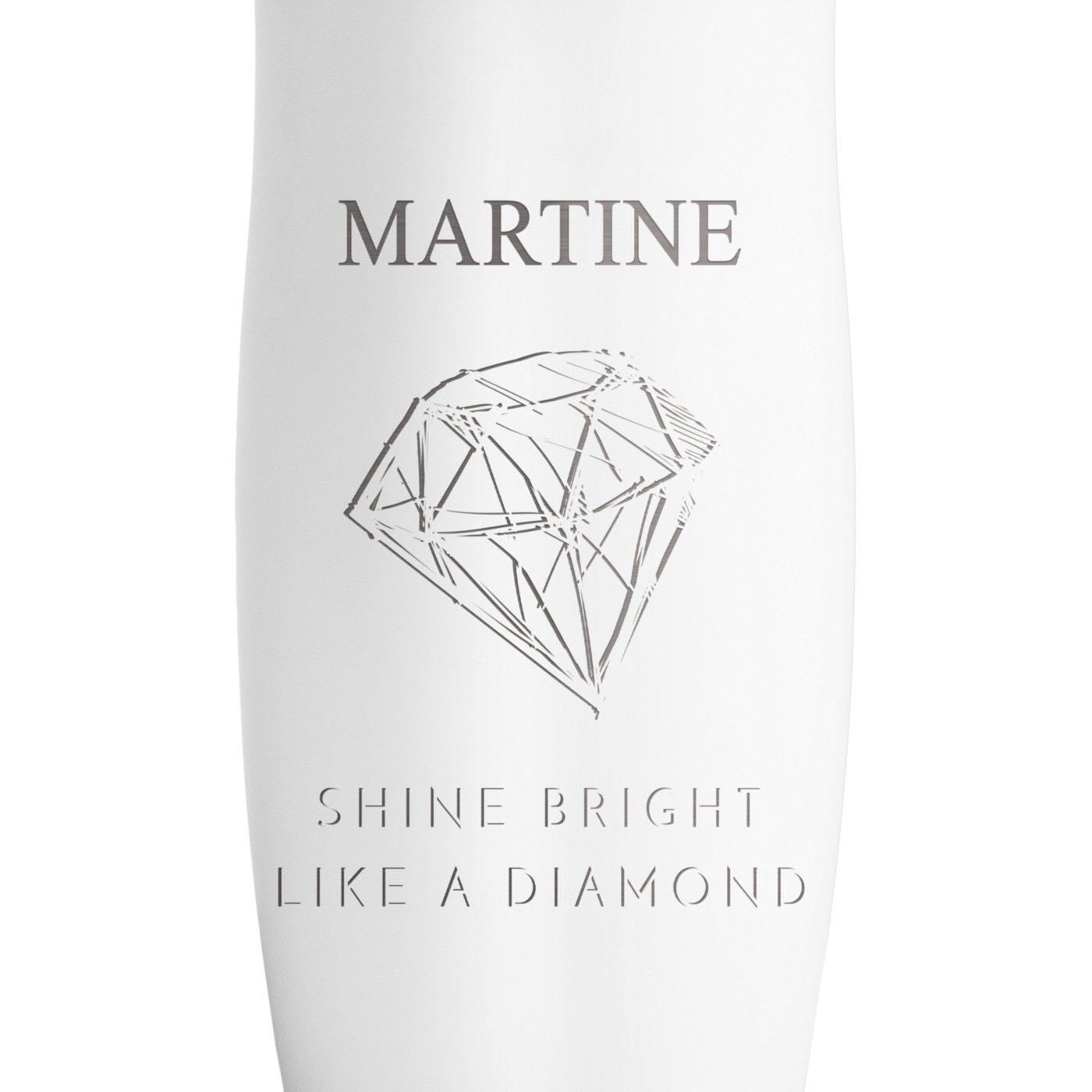 Mug isotherme blanc avec gravure avec fermeture Quick-Press pour une femme exceptionnelle