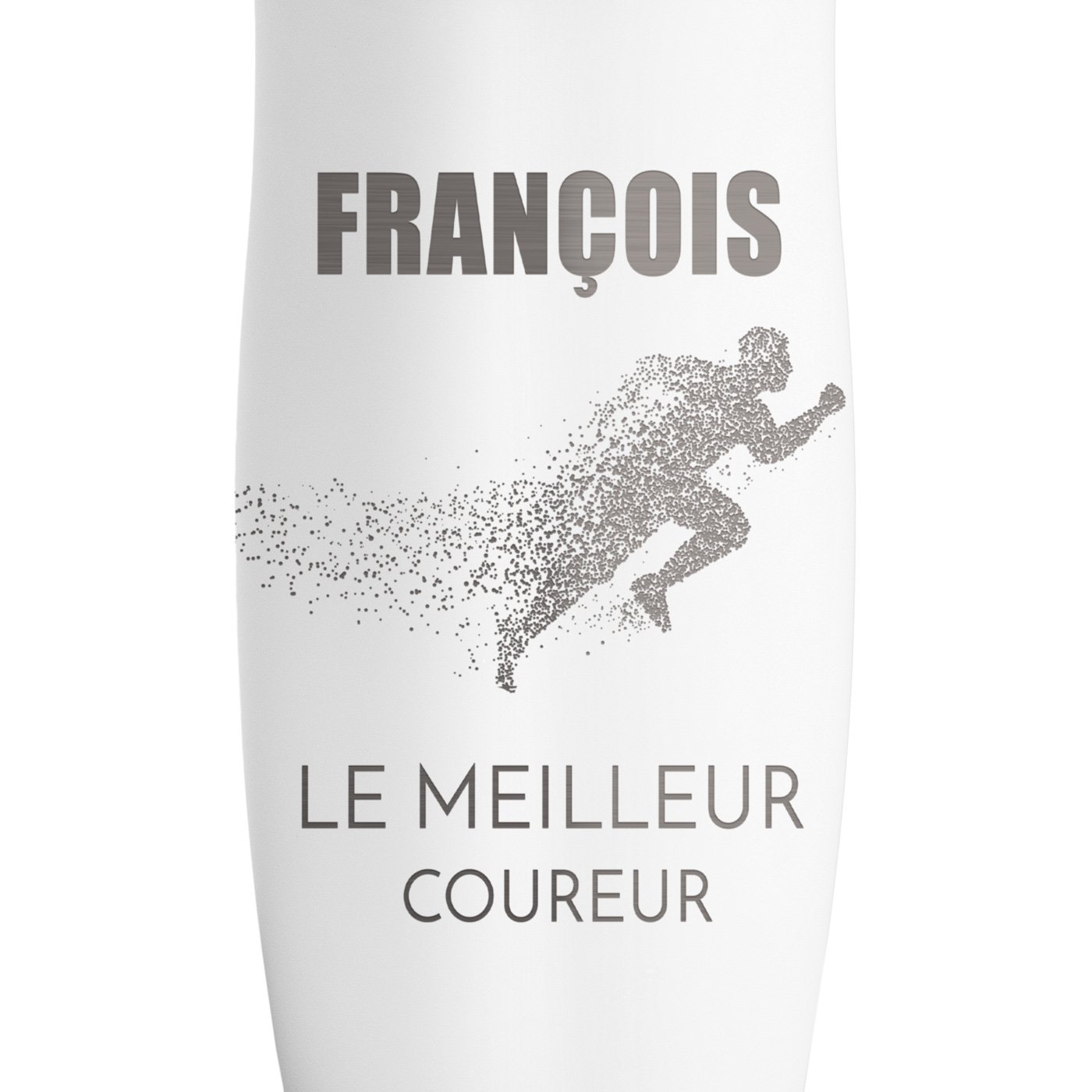 Mug Isotherme blanc personnalisé avec fermeture Quick-Press pour un ami