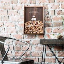 Boîte à bouchons personnalisée pour un couple amoureux 