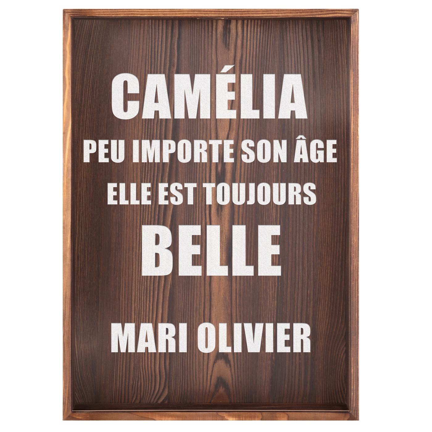 Boîte à bouchons personnalisée pour la meilleure femme épouse
