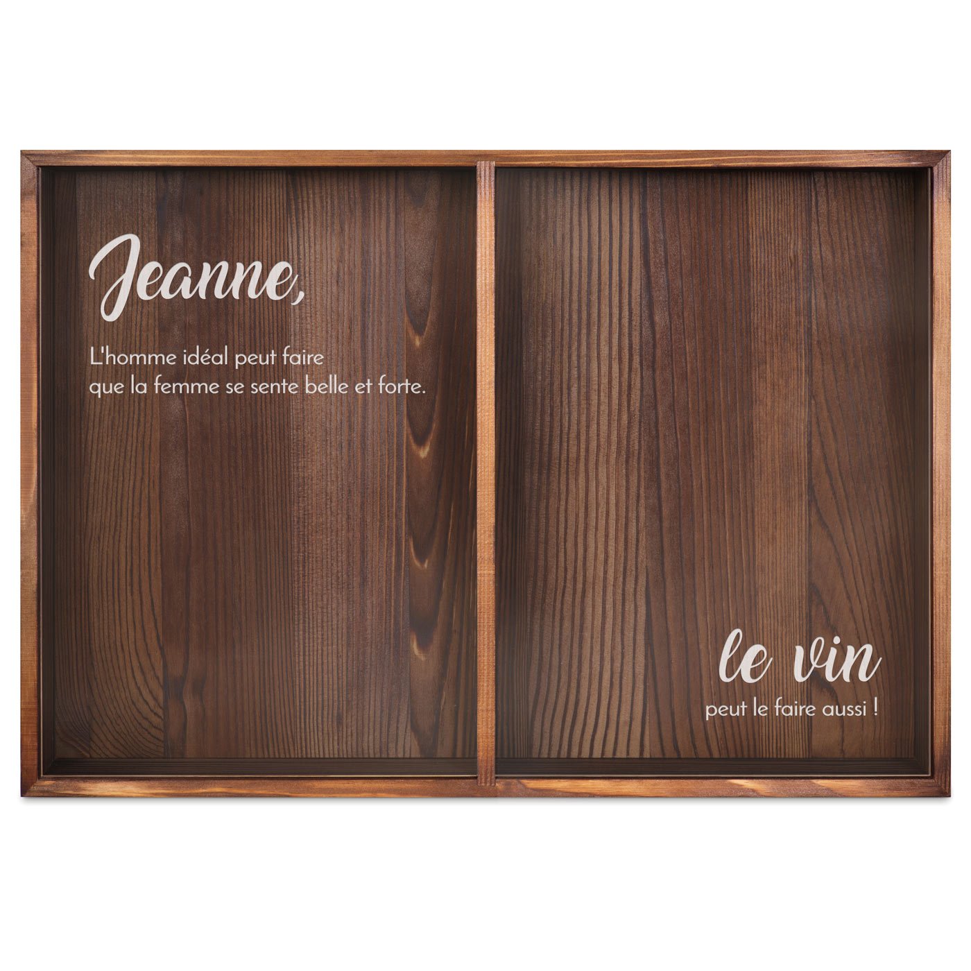 Collecteur de bouchons de vin et de bière personnalisé pour elle