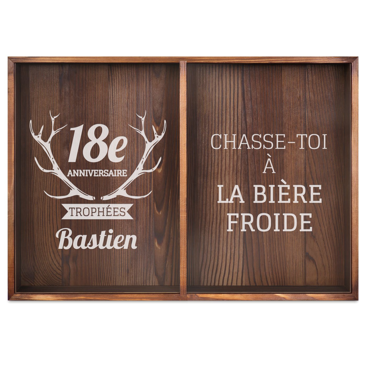 Collecteur de bouchons de vin et de bière personnalisé pour copain pour ses 18 ans