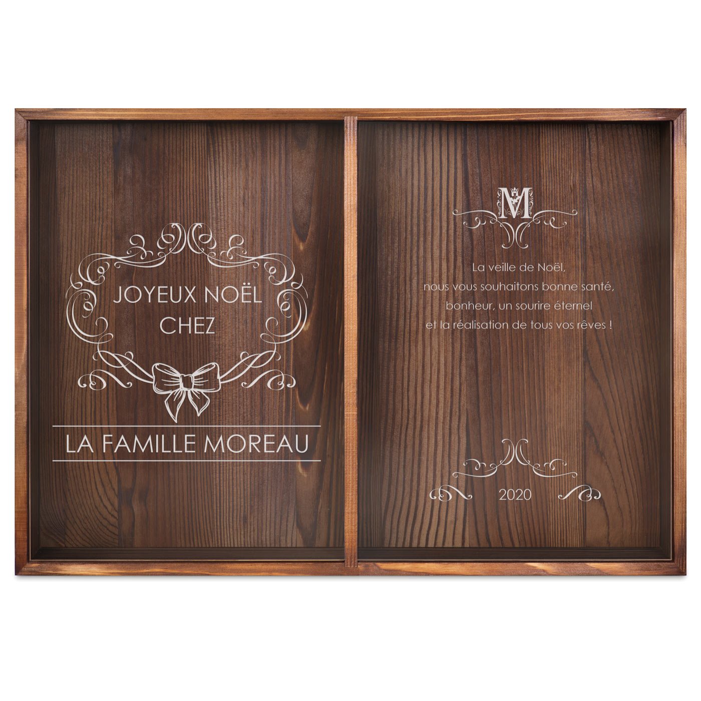 Collecteur de bouchons de vin et de bière personnalisé pour les amis pour Noël 