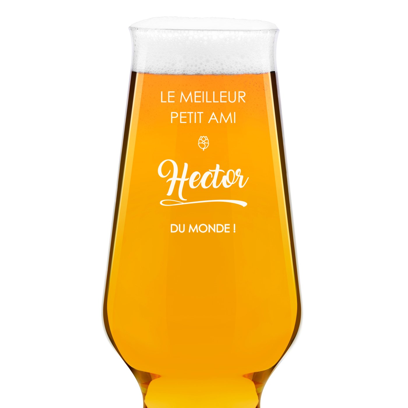 Ensemble de 6 verres à bière avec gravure Krosno Splendour pour copain fiancé pour la saint valentin