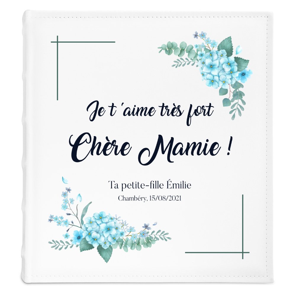 Album photo avec impression pour grand-mère