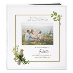 Album photo avec fenêtre et personnalisation pour maman pour ses 50 ans