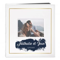 Album photo avec fenêtre et personnalisation pour un couple