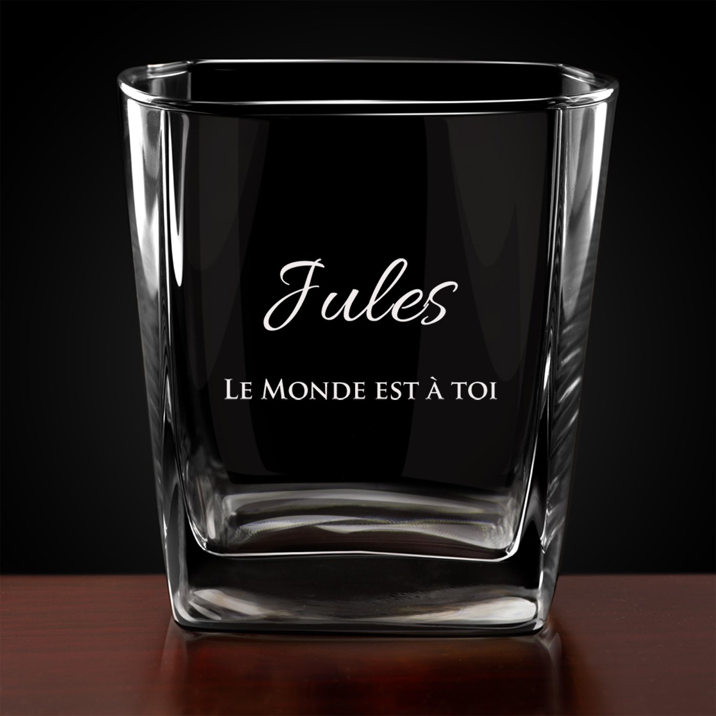 6 verres à whisky avec gravure pour l'anniversaire d'un jeune homme