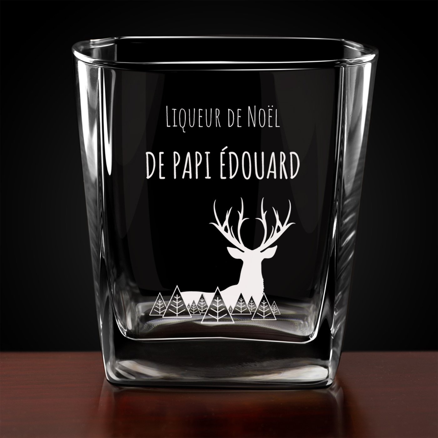 6 verres à whisky avec gravure pour Noël pour grand-père