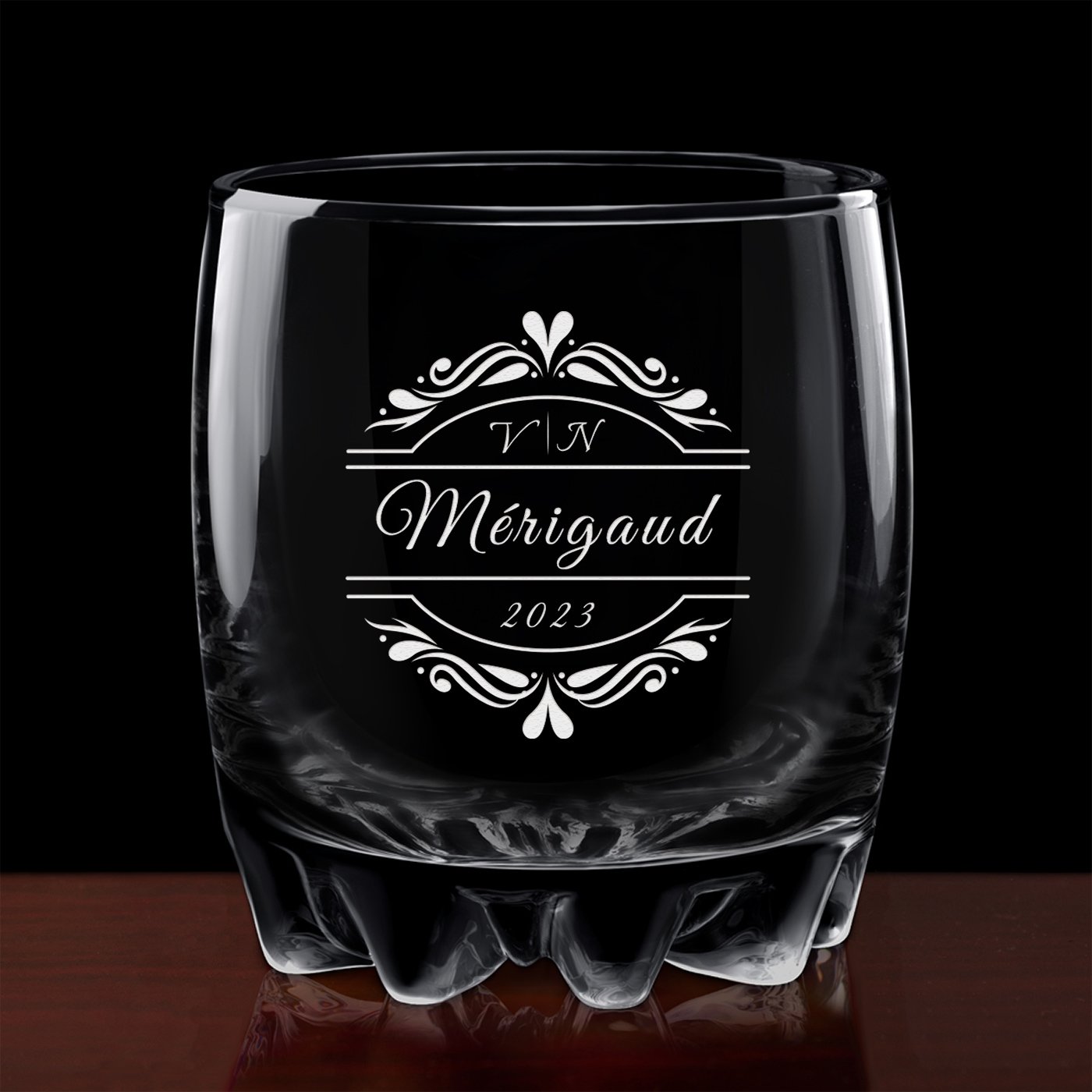 Verre Sylvana avec gravure pour parents