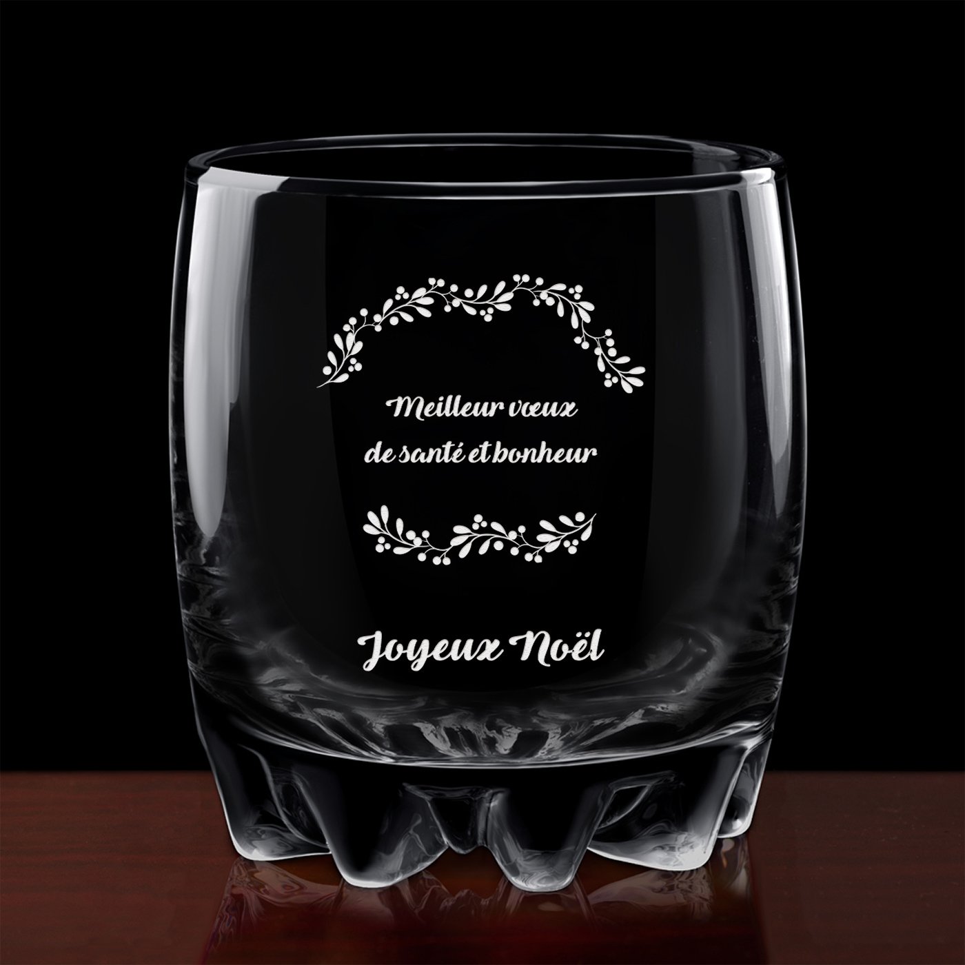 6 verres Sylvana avec gravure pour femme pour fêtes de fin d'années