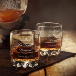 6 verres Sylvana avec gravure pour couple pour une crémaillère