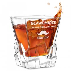 Verre à whisky Ice Blink avec gravure pour l'anniversaire d'un collègue