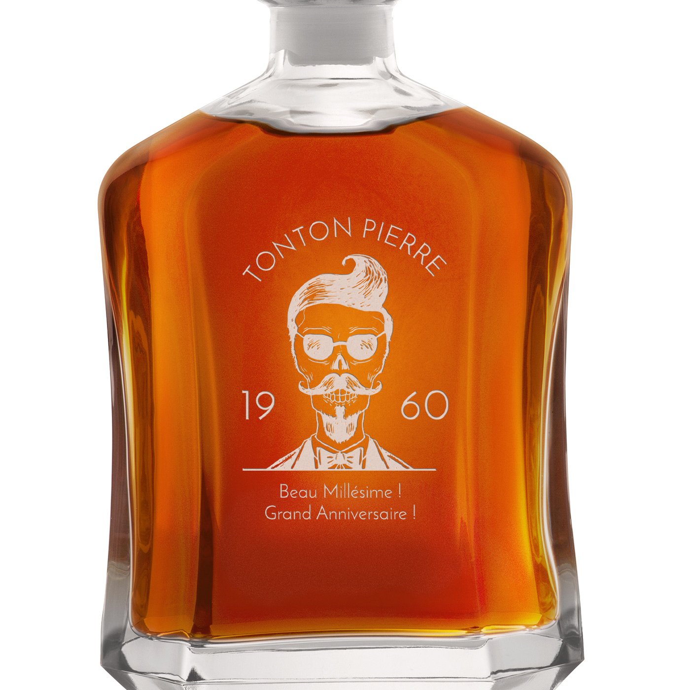 Carafe à whisky avec gravure pour oncle