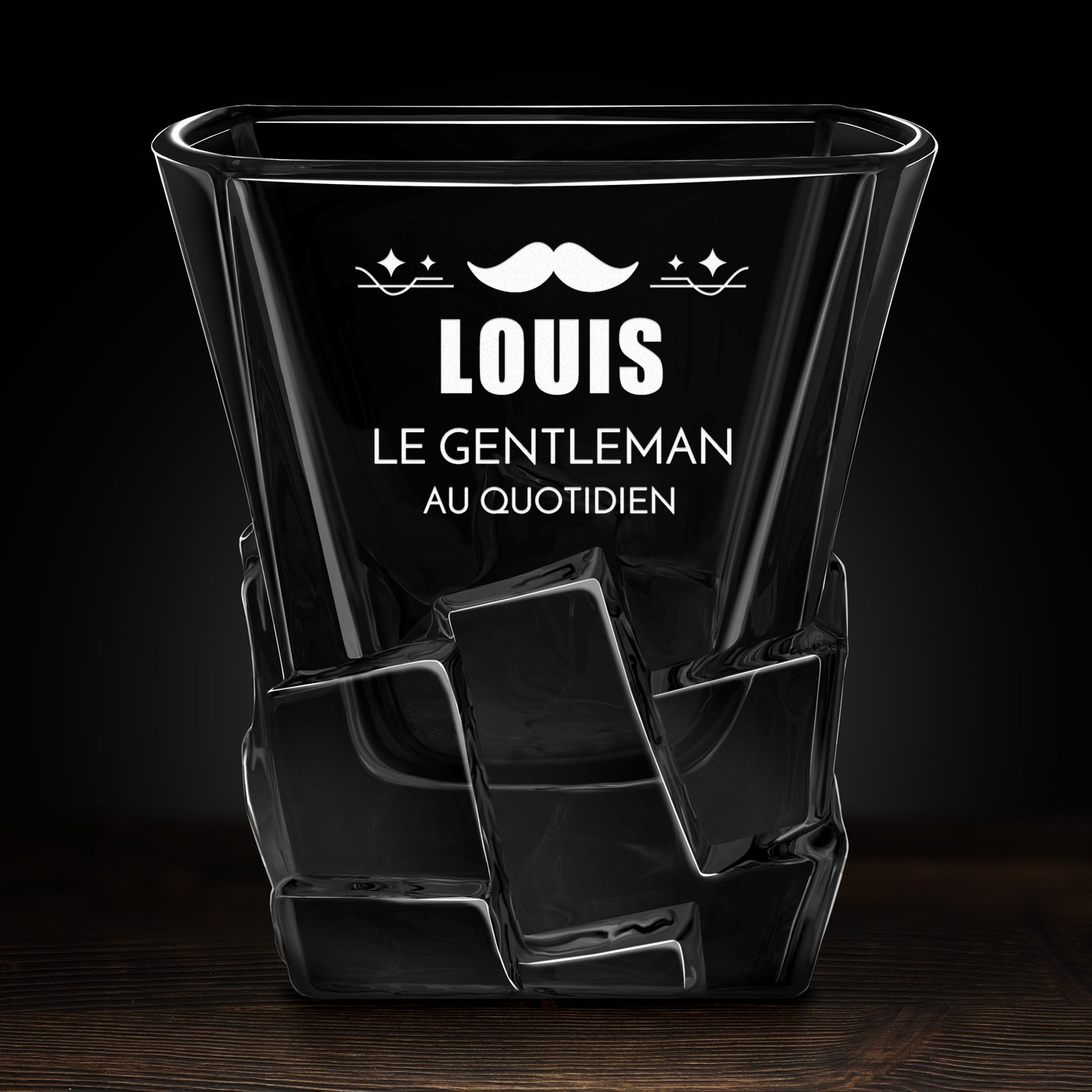 Verre à whisky Ice Blink avec gravure pour l'anniversaire d'un gentleman