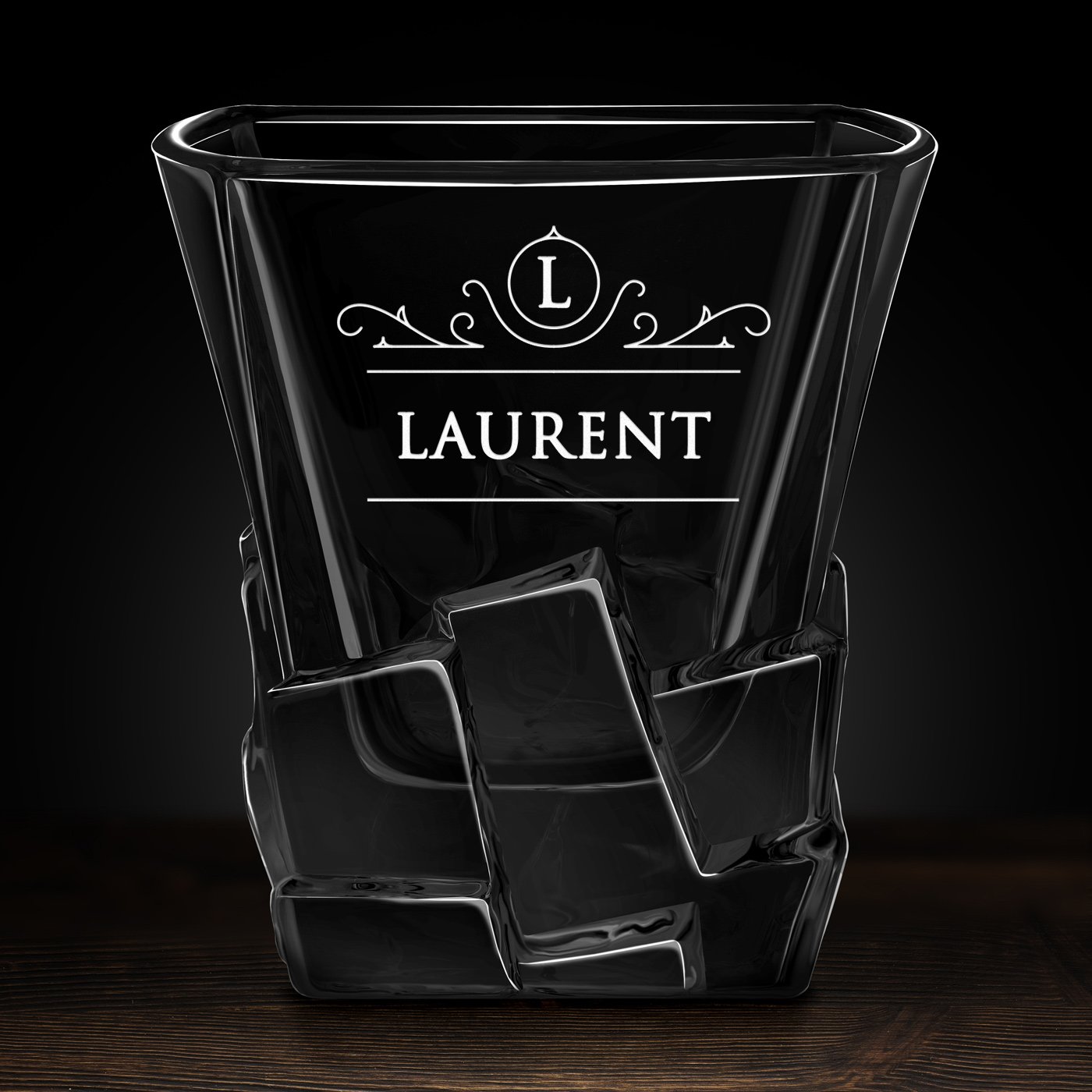 Verre à whisky Ice Blink avec gravure pour un connaisseur de whisky